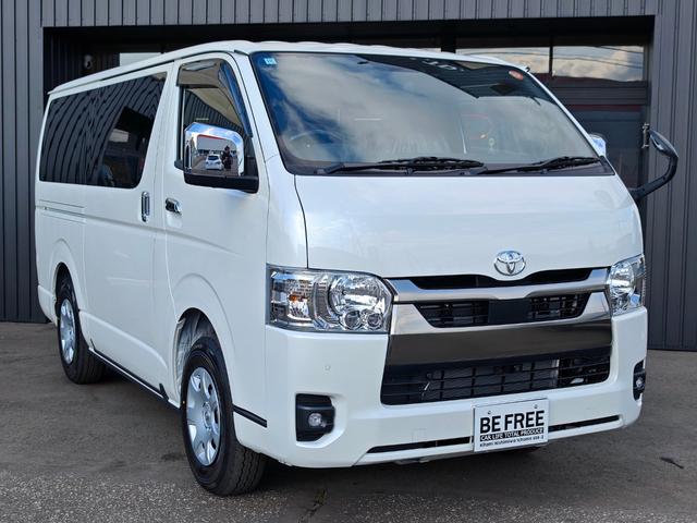 ハイエースバン ロングスーパーGL ダークプライムS 寒冷地仕様・オプションナビ NSZT-W66T・パノラミックビューモニター・デジタルインナーミラー・リアフォグ・リモートスタート・フロアマット・サイドバイザー・ナンバーフレーム(4枚目)