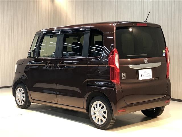 N-BOX L 助手席側電動スライドドア ETC車載器 CMBS Bカメラ ナビTV LEDヘッドライト クルコン ベンチシート オートエアコン 盗難防止システム 4WD 地デジTV ドラレコ キーレス DVD(8枚目)