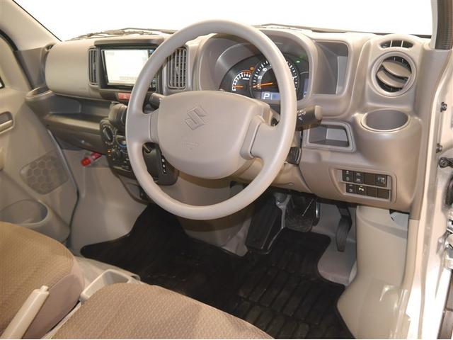 エブリイ ＰＣ　Ｉ－ＳＴＯＰ　ＴＶナビ　メモリナビ　ＤＶＤ再生　Ｗエアバッグ　キーレスエントリーシステム　前席パワーウインドウ　フルタイム４ＷＤ　エアバック　ＬＥＤヘッド　オートエアコン　横滑り防止　ＡＢＳ（4枚目）