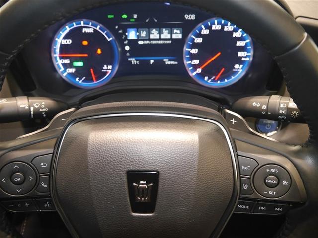 クラウンハイブリッド ＲＳアドバンス　Ｆｏｕｒ　バックモニター　本革シート　衝突軽減　横滑防止装置　フルセグテレビ　エアコン　ＬＥＤライト　ナビ＆ＴＶ　オートクルーズ　スマートキー　電動シート　キーレス　サイドエアバッグ　ＤＶＤ　メモリナビ　ＡＢＳ（22枚目）