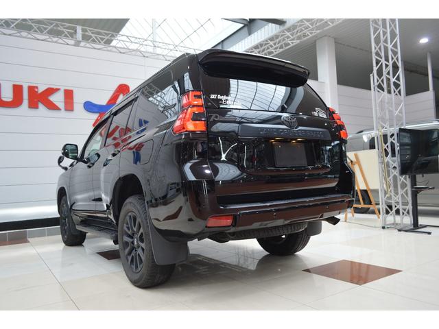 ランドクルーザープラド ＴＸ　Ｌパッケージ　マットブラックエディション　ワンオーナー車ディーゼルターボ４ＷＤ黒革シートビックＸ１１インチナビＴＶバックカメラ後席モニタープリクラッシュセーフティ後退時ブレーキサポートサポートクルーズコントロールハイビームアシストＬＥＤライト（32枚目）