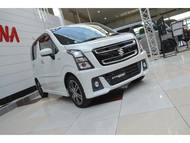 ワゴンＲスティングレー ハイブリッドＴ　ワンオーナー車ハイブリッド４ＷＤターボパドルシフトセーフティサポート搭載デュアルセンサーブレーキサポート誤発信抑制機能８インチナビＴＶバックカメラＬＥＤライトＥＴＣドラレコクルーズコントロール（2枚目）