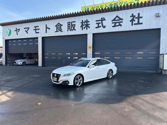 クラウンハイブリッド ＲＳアドバンス　Ｆｏｕｒ　４ＷＤ　ドライブレコーダー　ＥＴＣ　クリアランスソナー　レーンアシスト　オートクルーズコントロール　パークアシスト　衝突被害軽減システム　全周囲カメラ　ナビ　ＴＶ　寒冷地（2枚目）