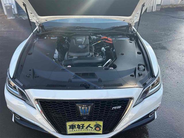 クラウンハイブリッド ＲＳアドバンス　Ｆｏｕｒ　４ＷＤ　ドライブレコーダー　ＥＴＣ　クリアランスソナー　レーンアシスト　オートクルーズコントロール　パークアシスト　衝突被害軽減システム　全周囲カメラ　ナビ　ＴＶ　寒冷地（50枚目）