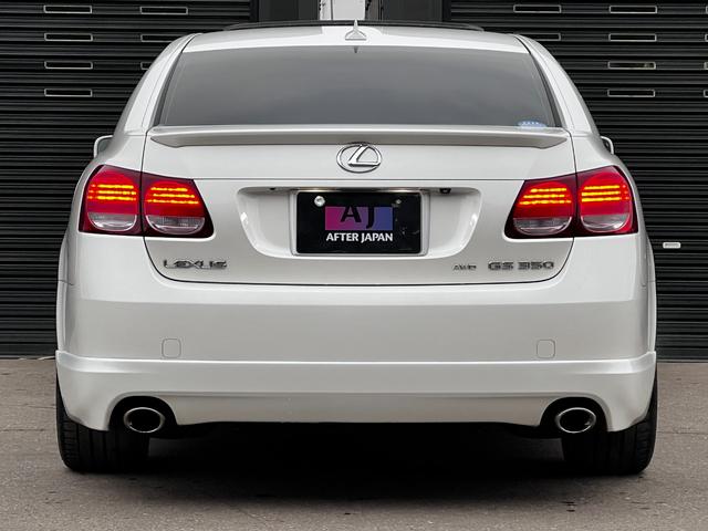 GS GS350 サンルーフ 4WD WORK20アルミ 国産タイヤ LXモード F・Rスポイラー ローダウン メーカーHDDマルチ フルセグ Bカメラ HIDヘッドライト LEDフォグ パワーシート クルコン ETC(6枚目)