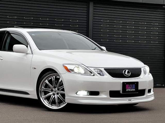 GS GS350 サンルーフ 4WD WORK20アルミ 国産タイヤ LXモード F・Rスポイラー ローダウン メーカーHDDマルチ フルセグ Bカメラ HIDヘッドライト LEDフォグ パワーシート クルコン ETC(9枚目)