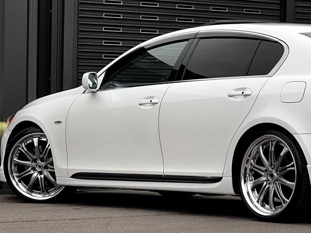 GS GS350 サンルーフ 4WD WORK20アルミ 国産タイヤ LXモード F・Rスポイラー ローダウン メーカーHDDマルチ フルセグ Bカメラ HIDヘッドライト LEDフォグ パワーシート クルコン ETC(12枚目)