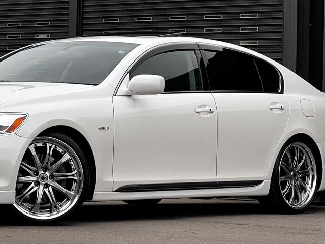 GS GS350 サンルーフ 4WD WORK20アルミ 国産タイヤ LXモード F・Rスポイラー ローダウン メーカーHDDマルチ フルセグ Bカメラ HIDヘッドライト LEDフォグ パワーシート クルコン ETC(27枚目)