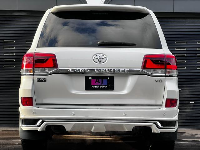 ランドクルーザー AX 後期仕様 1ナンバー登録可 レイズ22AW フローティングナビ 革調シートカバー モデリスタ風スポイラー ブルートゥース ブルーレイ フルセグ DVD Bカメラ クルーズコントロール ビルトインETC(6枚目)
