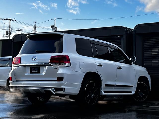 ランドクルーザー AX 後期仕様 1ナンバー登録可 レイズ22AW フローティングナビ 革調シートカバー モデリスタ風スポイラー ブルートゥース ブルーレイ フルセグ DVD Bカメラ クルーズコントロール ビルトインETC(24枚目)