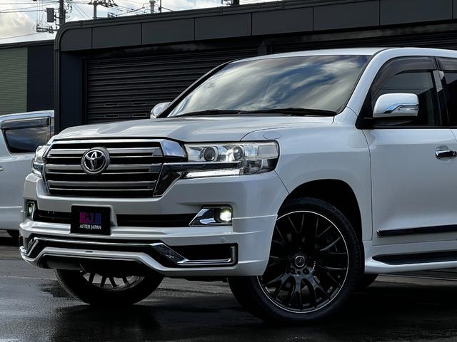 ランドクルーザー AX 後期仕様 1ナンバー登録可 レイズ22AW フローティングナビ 革調シートカバー モデリスタ風スポイラー ブルートゥース ブルーレイ フルセグ DVD Bカメラ クルーズコントロール ビルトインETC(25枚目)