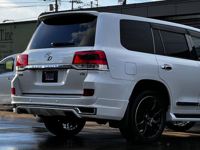 ランドクルーザー AX 後期仕様 1ナンバー登録可 レイズ22AW フローティングナビ 革調シートカバー モデリスタ風スポイラー ブルートゥース ブルーレイ フルセグ DVD Bカメラ クルーズコントロール ビルトインETC(26枚目)