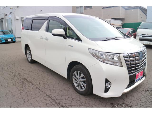 アルファードハイブリッド G オートクルーズ ナビTV ブルートゥース 地デジ 盗難防止装置 LEDヘッド 4wd キーレス Wエアコン DVD再生機能 ABS エアバッグ ドラレコ 3列シート ETC アイドリングストップ(9枚目)