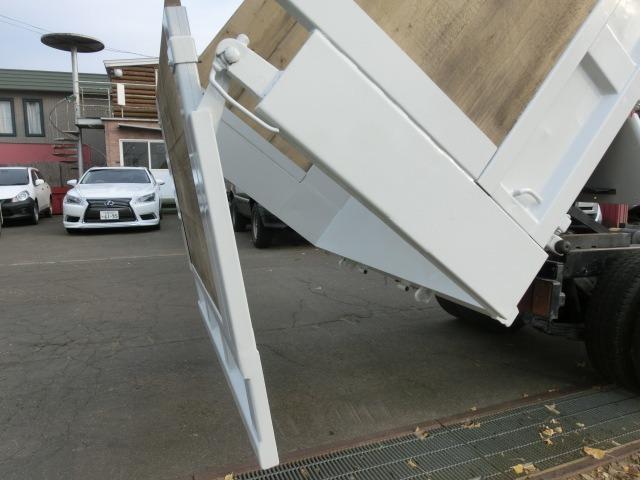 エルフトラック 強化ダンプ 2tダンプ 全低床 3面差し枠 深ダンプ 本州仕入 荷台塗装済み 荷台内寸304+159+120 リアゲートロックピン ETC HSA ASR 車両総重量4865kg(14枚目)