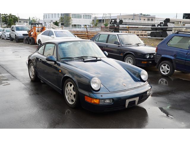 ９１１カレラ２　フロア　５ＭＴ　右Ｈ　走行距離７５９００ｋｍ　アマゾングリーン(5枚目)