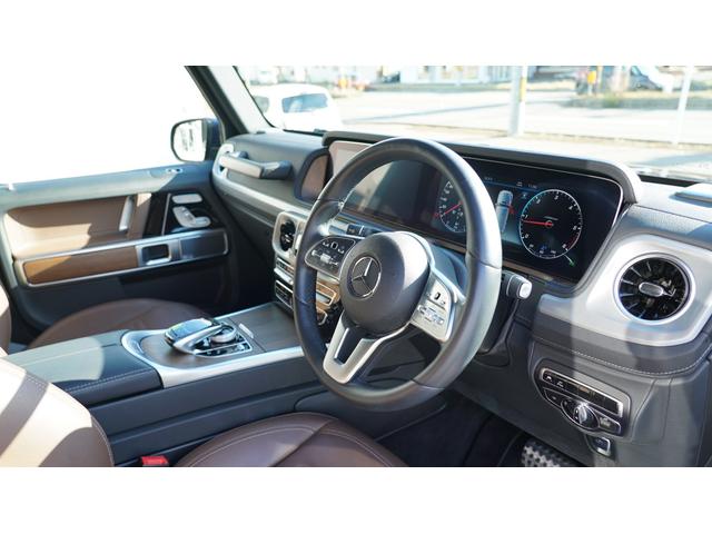 Gクラス G350d GクラスW463G350dチェストナットブラウンシートカバンサイトブルーワンオーナー4WDガラスSRディーゼルターボBurmesterSoundSystemBカメラ(20枚目)