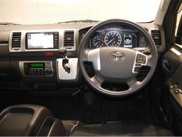 ハイエースバン ロングスーパーＧＬ　ダブルエアコン　運転席エアバッグ　イモビライザー　オートエアコン　フルタイム４ＷＤ　メモリナビ　寒冷地仕様車　パワーステアリング　ワンセグＴＶ　スマ－トキー　ＥＴＣ車載器　キーレス　ＡＢＳ　ナビ＆ＴＶ（5枚目）