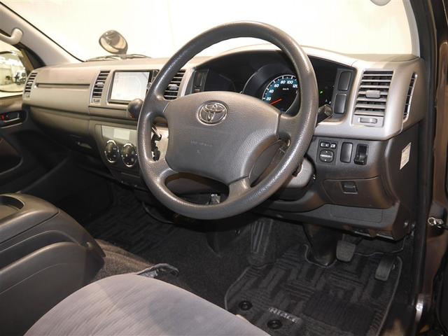 ハイエースバン ロングスーパーＧＬ　パワーウィンドゥ　リアエアコン　オ－トエアコン　イモビ付　ＥＴＣ車載器　ＰＳ　キ－レス　４ｗｄ　メモリナビ　寒冷地仕様車　Ｂカメラ　エアバック　ＡＢＳ　Ｗエアーバック　アルミホイル　ナビ・テレビ（4枚目）