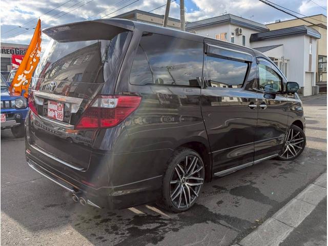 ヴェルファイア 2.4V ナビ バックカメラ ETC ステアリングスイッチ 社外20インチアルミホイール サイドバイザー プッシュスタート 両側パワースライドドア(11枚目)