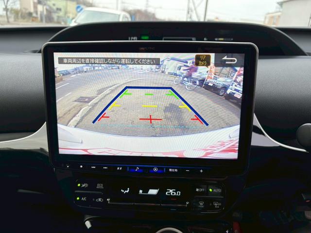 プリウス Ｓ　４ＷＤ　アルパインフローティングナビ　フルエアロ　ドラレコ　ＥＴＣ　バックカメラ　純正エンスタ　プッシュスタート　サイドバイザー　オートエアコン（48枚目）