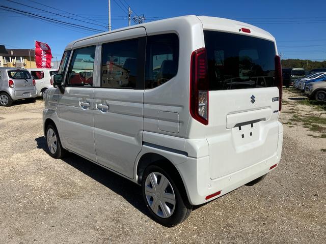 スペーシア ハイブリッドＧ　届出済み未使用車　衝突被害軽減ブレーキ　両側スライドドア　ＬＥＤヘッドライト　スマートキー　プッシュスタート　シートヒーター　オートエアコン　オートハイビーム　電動格納ミラー　アイドリングストップ（6枚目）