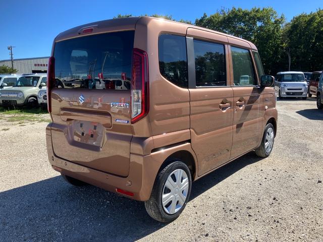 スペーシア ハイブリッドＧ　届出済み未使用車　衝突被害軽減ブレーキ　両側スライドドア　ＬＥＤヘッドライト　スマートキー　プッシュスタート　シートヒーター　オートエアコン　オートハイビーム　電動格納ミラー　アイドリングストップ（10枚目）