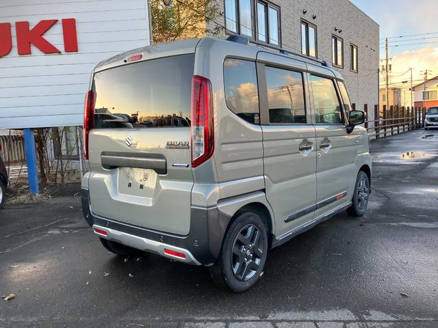 スペーシアギア ハイブリッドXZ 届出済み未使用車 衝突被害軽減ブレーキ スマートキー プッシュスタート 両側電動スライドドア LEDヘッドライト LEDフォグランプ アダプティブクルーズコントロール ステアリングヒーター(10枚目)