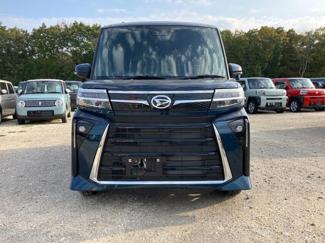 タント カスタムX 届出済み未使用車 衝突被害軽減ブレーキ 両側電動スライドドア スマートキー プッシュスタート LEDヘッドライト LEDフォグランプ オートライト 電子パーキング オートエアコン 純正バックカメラ(2枚目)