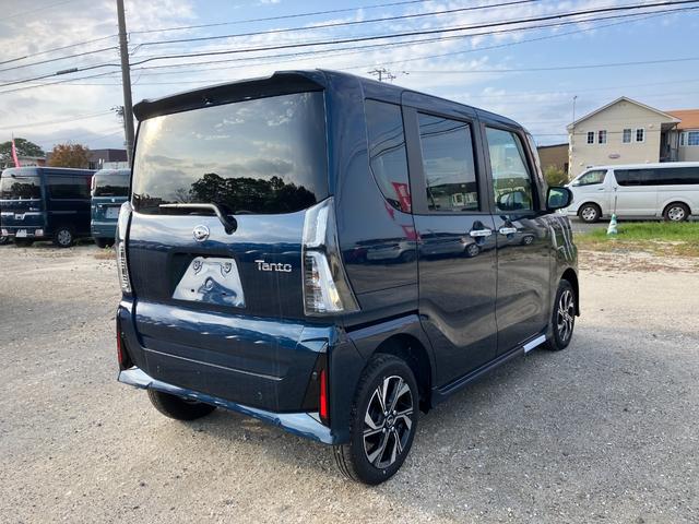 タント カスタムX 届出済み未使用車 衝突被害軽減ブレーキ 両側電動スライドドア スマートキー プッシュスタート LEDヘッドライト LEDフォグランプ オートライト 電子パーキング オートエアコン 純正バックカメラ(9枚目)