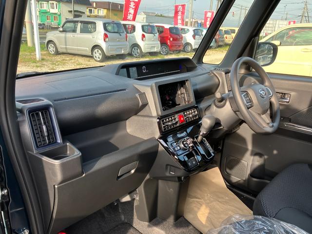 タント カスタムX 届出済み未使用車 衝突被害軽減ブレーキ 両側電動スライドドア スマートキー プッシュスタート LEDヘッドライト LEDフォグランプ オートライト 電子パーキング オートエアコン 純正バックカメラ(12枚目)