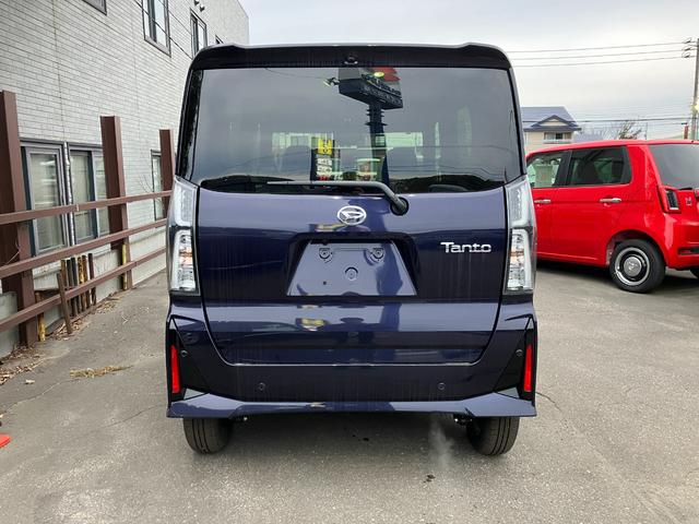 タント カスタムX 届出済み未使用車 衝突被害軽減ブレーキ 両側電動スライドドア スマートキー プッシュスタート LEDヘッドライト LEDフォグランプ オートライト 電子パーキング オートエアコン 純正バックカメラ(8枚目)