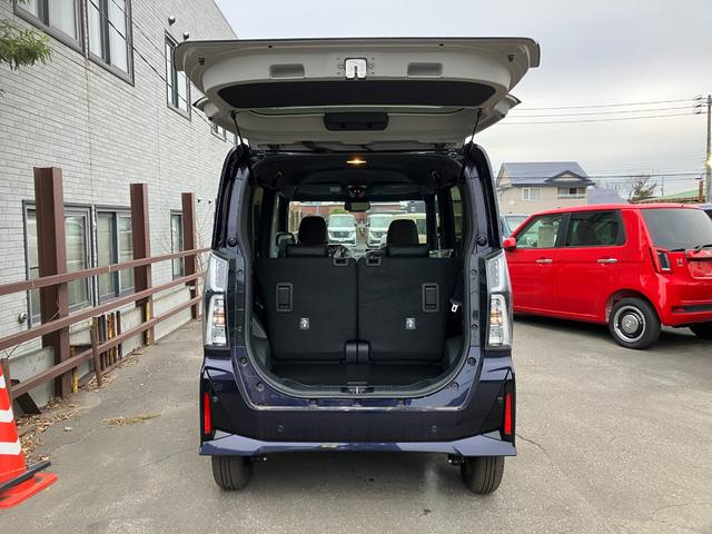 タント カスタムX 届出済み未使用車 衝突被害軽減ブレーキ 両側電動スライドドア スマートキー プッシュスタート LEDヘッドライト LEDフォグランプ オートライト 電子パーキング オートエアコン 純正バックカメラ(9枚目)