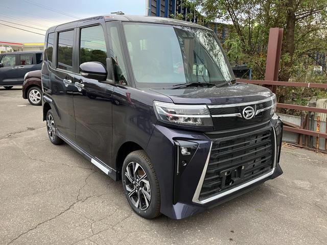 タント カスタムX 届出済み未使用車 衝突被害軽減ブレーキ 両側電動スライドドア スマートキー プッシュスタート LEDヘッドライト LEDフォグランプ オートライト 電子パーキング オートエアコン 純正バックカメラ(12枚目)