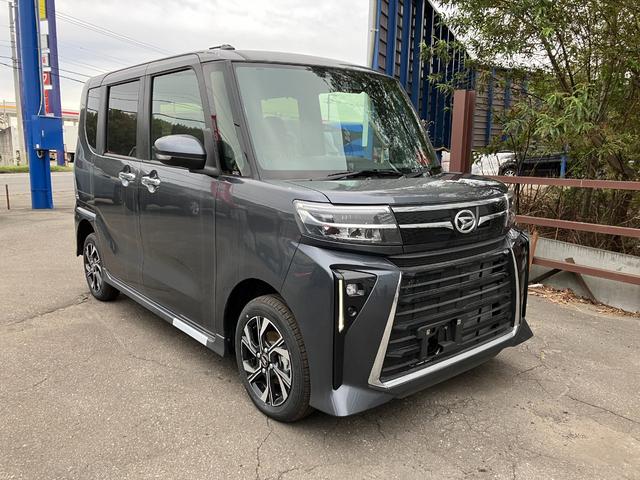 タント カスタムX 届出済み未使用車 衝突被害軽減ブレーキ 両側電動スライドドア スマートキー プッシュスタート LEDヘッドライト LEDフォグランプ オートライト 電子パーキング オートエアコン 純正バックカメラ(12枚目)