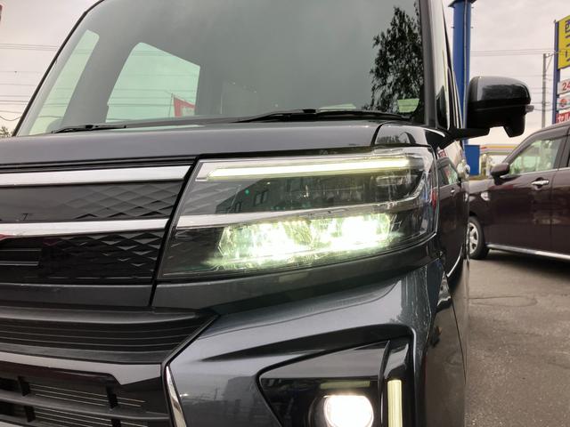 タント カスタムX 届出済み未使用車 衝突被害軽減ブレーキ 両側電動スライドドア スマートキー プッシュスタート LEDヘッドライト LEDフォグランプ オートライト 電子パーキング オートエアコン 純正バックカメラ(40枚目)