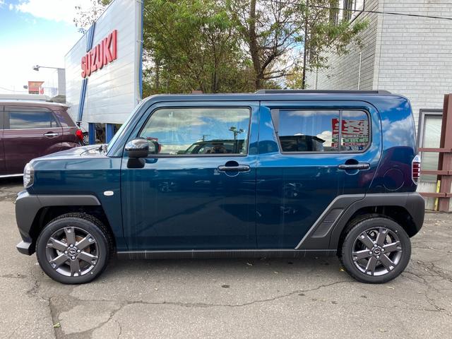 タフト Ｇ　ダーククロムベンチャー　届出済み未使用車　衝突被害軽減ブレーキ　スマートキー　ＬＥＤヘッドライト　ＬＥＤフォグランプ　アダプティブクルーズコントロール　オートライト　オートハイビーム　電子パーキングブレーキ　純正バックカメラ（4枚目）