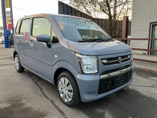 ワゴンR FX 届出済み未使用車 デュアルカメラブレーキサポート スマートキー プッシュスタート フルタイム4WD オートハイビーム オートエアコン シートヒーター 電動格納ミラー クリアランスソナー 横滑り防止(12枚目)