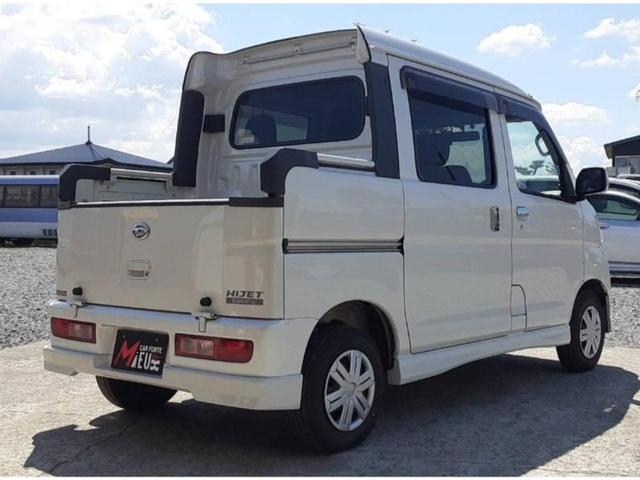 ハイゼットカーゴ デッキバンG 4WD ワンオーナー 禁煙車 社外シートヒーター レザー調シートカバー付 電動格納ミラー ドライブレコーダー(8枚目)