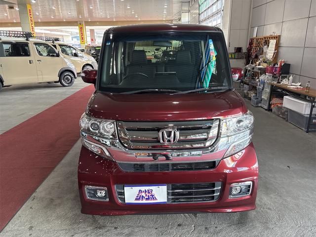 N-BOXカスタム G・ターボLパッケージ 4WD ETC バックカメラ 両側電動スライドドア ナビ TV オートクルーズコントロール HID スマートキー アイドリングストップ 電動格納ミラー シートヒーター ベンチシート CVT(13枚目)