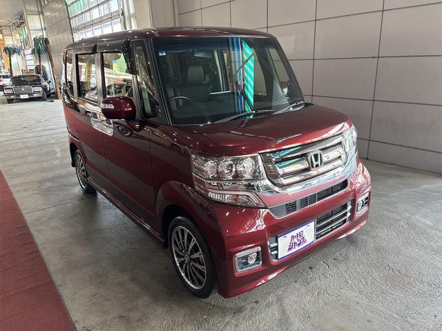 N-BOXカスタム G・ターボLパッケージ 4WD ETC バックカメラ 両側電動スライドドア ナビ TV オートクルーズコントロール HID スマートキー アイドリングストップ 電動格納ミラー シートヒーター ベンチシート CVT(14枚目)