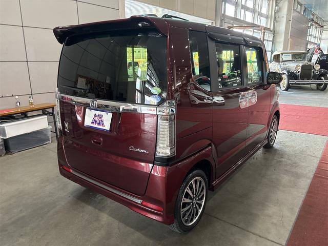 N-BOXカスタム G・ターボLパッケージ 4WD ETC バックカメラ 両側電動スライドドア ナビ TV オートクルーズコントロール HID スマートキー アイドリングストップ 電動格納ミラー シートヒーター ベンチシート CVT(16枚目)