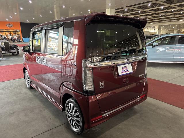 N-BOXカスタム G・ターボLパッケージ 4WD ETC バックカメラ 両側電動スライドドア ナビ TV オートクルーズコントロール HID スマートキー アイドリングストップ 電動格納ミラー シートヒーター ベンチシート CVT(18枚目)