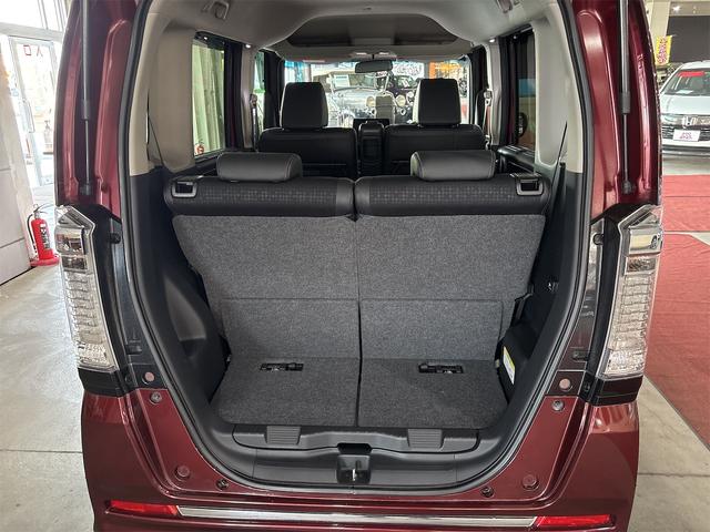 N-BOXカスタム G・ターボLパッケージ 4WD ETC バックカメラ 両側電動スライドドア ナビ TV オートクルーズコントロール HID スマートキー アイドリングストップ 電動格納ミラー シートヒーター ベンチシート CVT(19枚目)