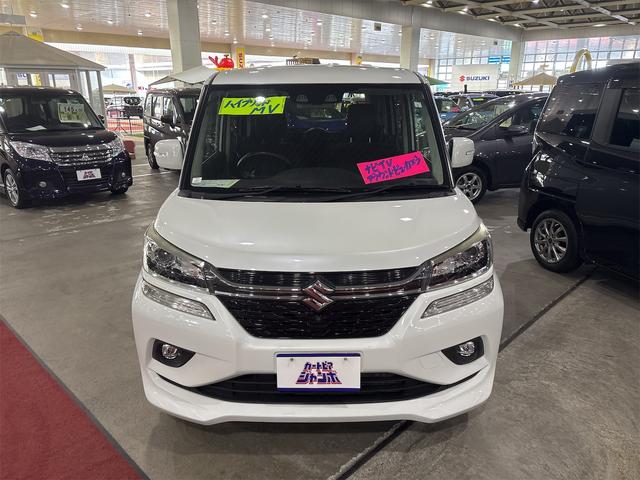 ソリオバンディット ハイブリッドMV 4WD 全周囲カメラ TV 両側スライド・片側電動 クリアランスソナー オートクルーズコントロール レーンアシスト 衝突被害軽減システム アルミホイール オートライト LEDヘッドランプ スマートキー(13枚目)