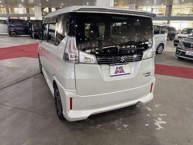 ソリオバンディット ハイブリッドMV 4WD 全周囲カメラ TV 両側スライド・片側電動 クリアランスソナー オートクルーズコントロール レーンアシスト 衝突被害軽減システム アルミホイール オートライト LEDヘッドランプ スマートキー(18枚目)