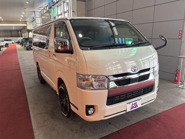 ハイエースバン ロングスーパーＧＬ　４ＷＤ　ドライブレコーダー　バックカメラ　ナビ　ＴＶ　レーンアシスト　衝突被害軽減システム　両側スライドドア　オートマチックハイビーム　アルミホイール　電動格納ミラー　ＡＴ　１００Ｖ電源　ＡＢＳ（14枚目）