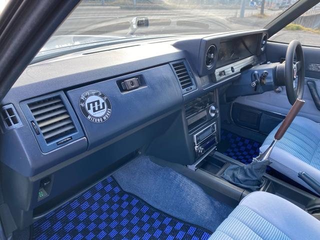 車高調 SSRスピードスターフォーカスファイブ トラストタコ足 デュアルマフラー GX81ツインカムエンジン載せ替え 5速マニュアル 社外エアクリーナー 水野ワークスステアリング シフトノブ LSD(20枚目)