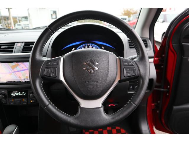 スイフト RS-DJE ナビ フルセグTV エンジンスターター ドライブレコーダー ETC HIDヘッドライト オートライト パドルシフト クルーズコントロール シートヒーター ミラーヒーター アイドリングストップ(4枚目)