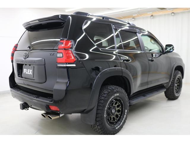 ランドクルーザープラド ＴＸ　Ｌパッケージ　ワンオーナー　リフトＵＰ　ＪＡＯＳスキッドバー　オーバーフェンダー　サンルーフ　ＢＩＧ－Ｘ１１ナビ　フロント＆バックカメラ　レイズホイール　グッドリッチ　ロッソモデロマフラー　ヒッチメンバー　寒冷地（24枚目）