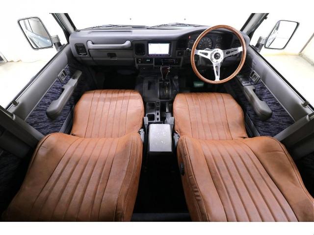 ランドクルーザープラド ＳＸワイド　全塗装アンヴィルグレー　各所ブラックアウト　７６フェイス換装　リフトＵＰ　西日本仕入　新品ミラーカバー　新品ＬＥＤテールランプ　イクリプスＨＤＤナビ　新品タイヤホイール　新品ハンドル　新品シートカバー（2枚目）